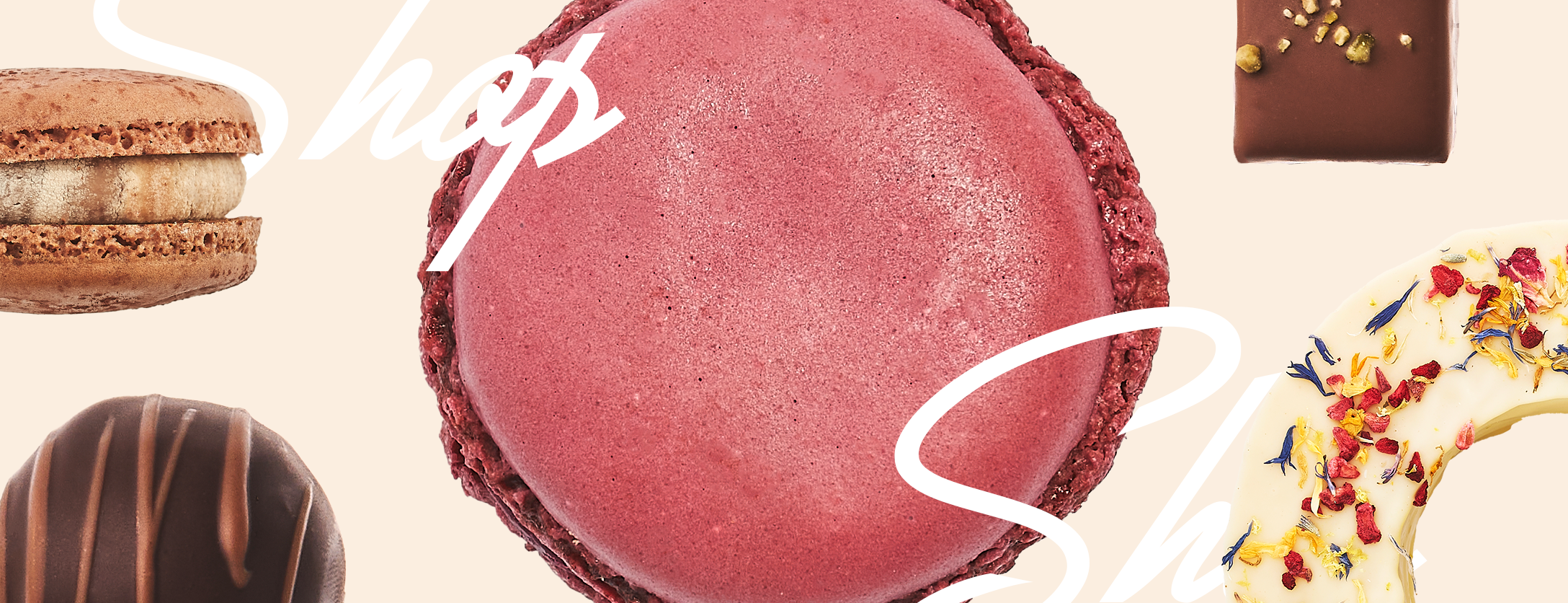 Pralinen, Macarons und Dragees aus dem Onlineshop