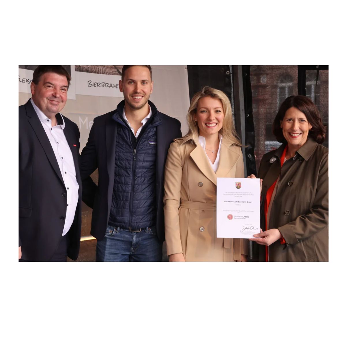 Auszeichnung Landesehrenpreis Genusshandwerk 2025