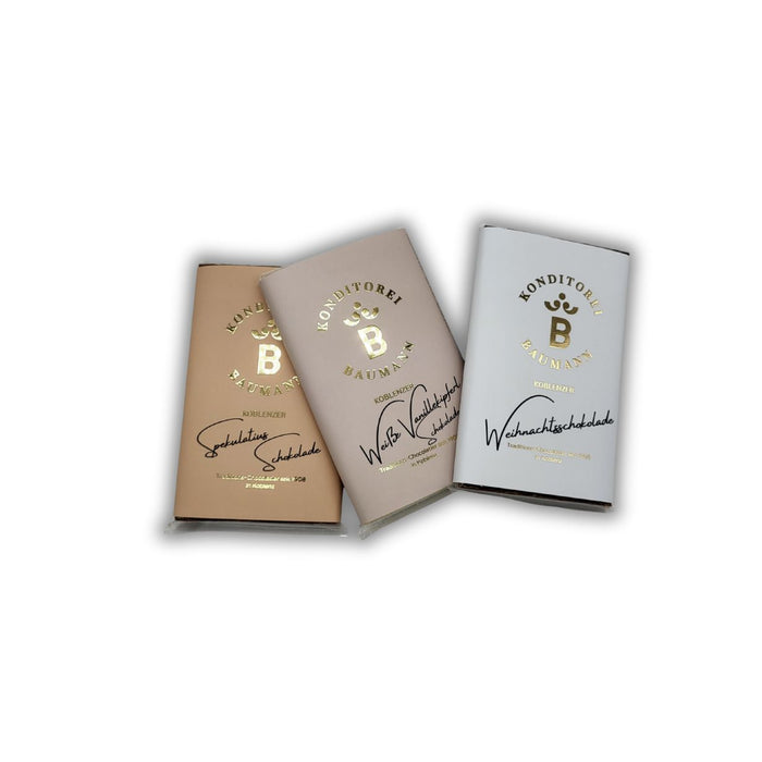 Weihnachtsschokolade (verschiedene Sorten)