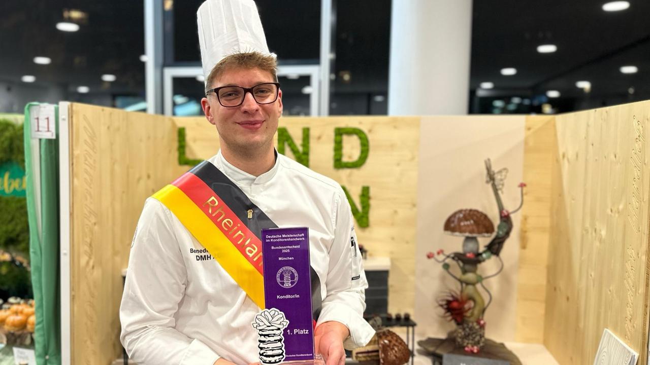 Baumann Azubi bester Nachwuchskonditor Deutschlands